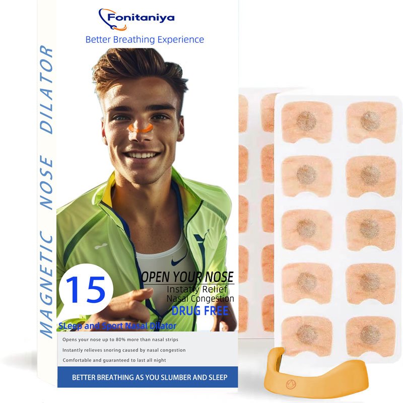 Our patented magnetic nasal dilator