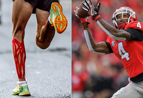 the differenct between athletic tape and kinesiology tape