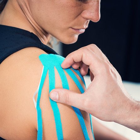 kinesiology tape can really help with our tips