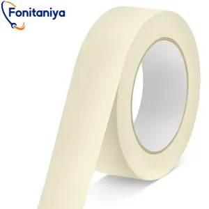 crepe paper masking tape in cream color