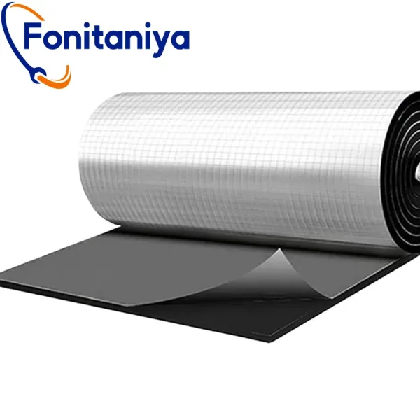 soundproofing your car with our mattress made of butyl rubber and aluminum foil. also heat insulant