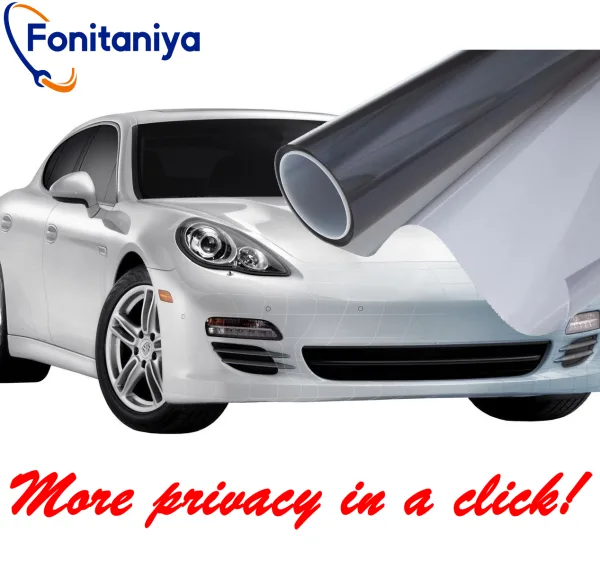 Switchable automotive window film, adjust the color in a click