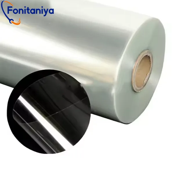 a roll of uv curable tape for backgrinding and its close-up look