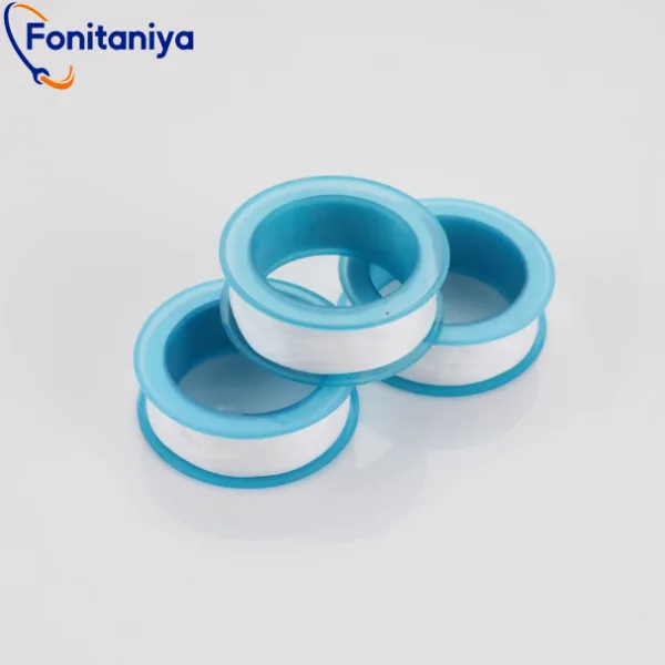 3 piled up Plumbers' thread sealing tape