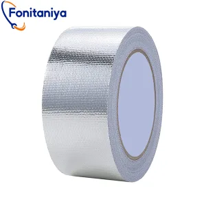a roll of aluminum foil glass cloth tape