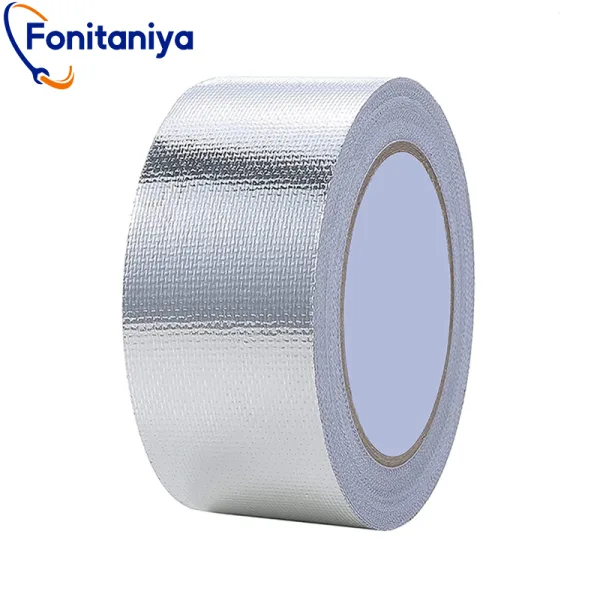 a roll of aluminum foil glass cloth tape