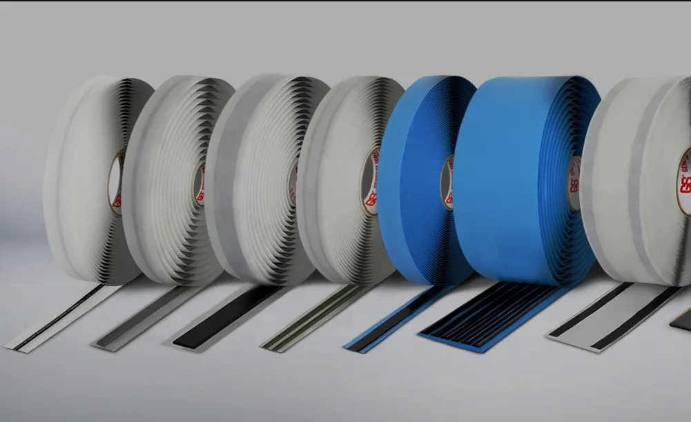 several piles of butyl tape