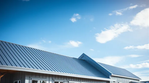 a roof covered with waterproof butyl tape