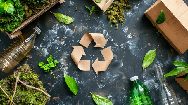 a demonstration of biodegradable materials