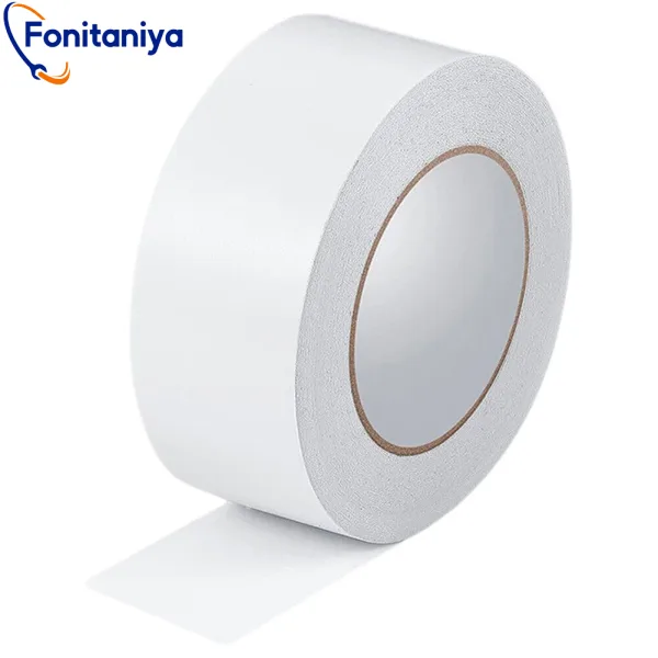 a roll of white double sided grip tape