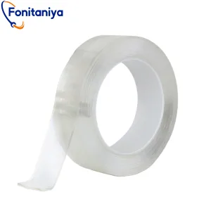a transparent doble sided nano tape